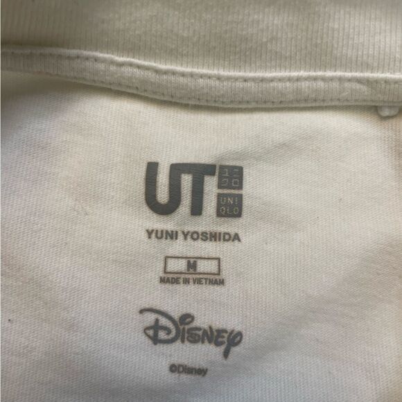 Uniqlo Disney Yuni Yoshida Mickey Mouse Graphic T-shirt Women Medium White - Picture 5 of 6
